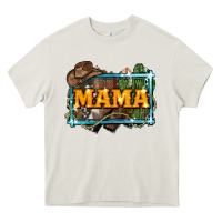 Cream mama cowboy western font cactuslove mom Heavy Core Tee - LillyAllenDesigns