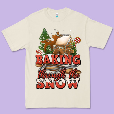 Baking Through The Snow Premium Tee Designed By Jasminsmagicworld
