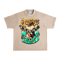 French Oak Can't be tamed cow Urban Heavy Tee - HowdyJamesFarm