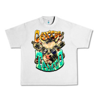 Lunar Rock Can't be tamed cow Urban Heavy Tee - HowdyJamesFarm
