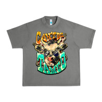 Tornado Can't be tamed cow Urban Heavy Tee - HowdyJamesFarm