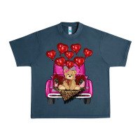 Midnight Navy valentines day tedybear truck Urban Heavy Tee - RanaPortraitStore
