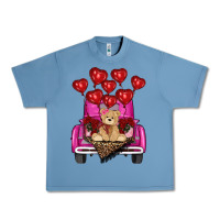 Pebble Blue valentines day tedybear truck Urban Heavy Tee - RanaPortraitStore
