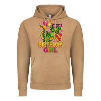 4th Birthday Girl T Rex Pink Vintage Hoodie | Teevron