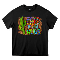 Black free mom hugs Heavy Core Tee - LillyAllenDesigns