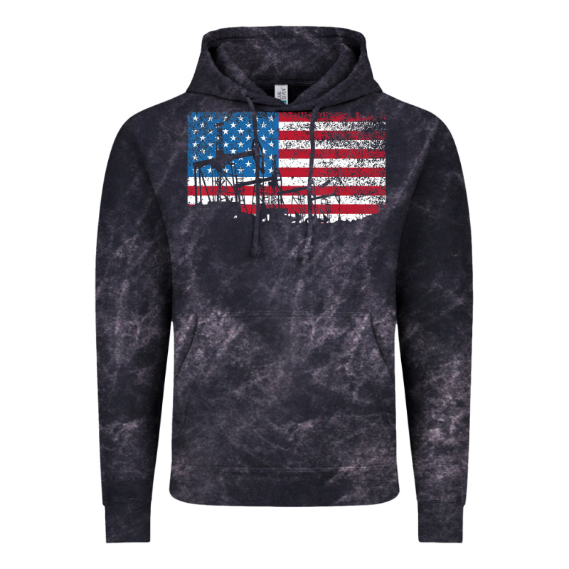 Oil Rig Worker Roughnecks Oilfield Man Gift American Vintage Hoodie by minhPixels | Teevron