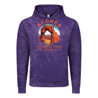 Cloud Purple Cool Arches National Park Utah Vintage Hoodie - minhPixels