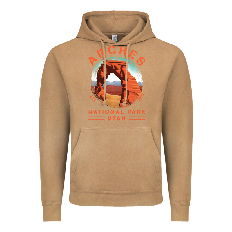 Cool Arches National Park Utah Vintage Hoodie by minhPixels | Teevron