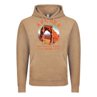 Vintage Coffee Cool Arches National Park Utah Vintage Hoodie - minhPixels