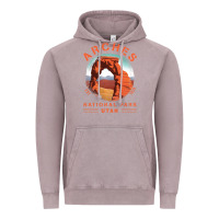 Vintage Zinc Cool Arches National Park Utah Vintage Hoodie - minhPixels