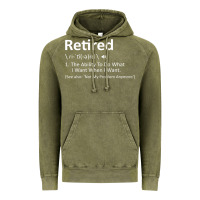 Vintage Olive Retired Definition Not My Problem Anymore Funny Retirement Vintage Hoodie - minhPixels