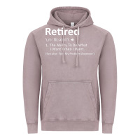 Vintage Zinc Retired Definition Not My Problem Anymore Funny Retirement Vintage Hoodie - minhPixels