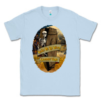 Dusty Blue Wake Me Up When Summer Ends Classic Tee - texasbilliewilder