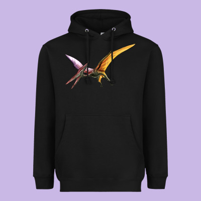 Dinosaur Pterodactyl Heavyweight Hoodie Designed By Artiststas
