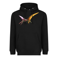 Black dinosaur pterodactyl Heavyweight Hoodie - Artiststas