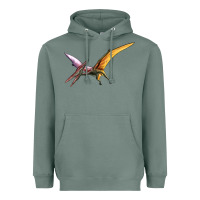 Sage dinosaur pterodactyl Heavyweight Hoodie - Artiststas