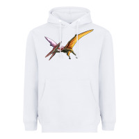 White dinosaur pterodactyl Heavyweight Hoodie - Artiststas