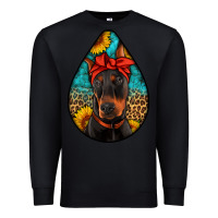 Black doberman Premium Sweatshirt - Artiststas