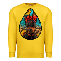 Lemon doberman Premium Sweatshirt - Artiststas