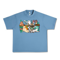 Pebble Blue Dog coffee cups Urban Heavy Tee - HowdyJamesFarm