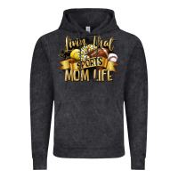 Vintage Black livin that sports mom life Vintage Hoodie - CowGirlArtShop