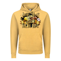 Vintage Mustard livin that sports mom life Vintage Hoodie - CowGirlArtShop