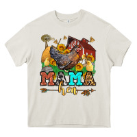 Cream mama hen Heavy Core Tee - LillyAllenDesigns