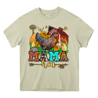 Mossy mama hen Heavy Core Tee - LillyAllenDesigns