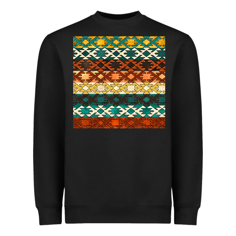 Native American Aztec Seamless Pattern 1 Heavyweight Sweatshirt by BundleAndBundleShop | Teevron
