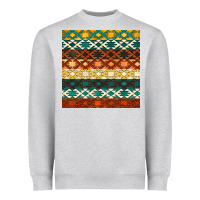 Heather Grey native american aztec seamless pattern 1 Heavyweight Sweatshirt - BundleAndBundleShop