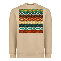 Mushroom native american aztec seamless pattern 1 Heavyweight Sweatshirt - BundleAndBundleShop