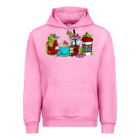 Fuchsia Pink wine coffee cups Urban Hoodie - AdoDesignShop