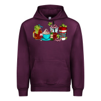Mauve Wine wine coffee cups Urban Hoodie - AdoDesignShop