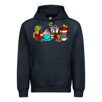 Navy wine coffee cups Urban Hoodie - AdoDesignShop