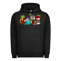 Pigment Black wine coffee cups Urban Hoodie - AdoDesignShop