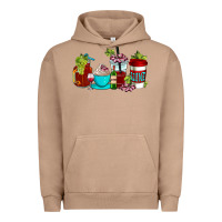 Pigment Burro wine coffee cups Urban Hoodie - AdoDesignShop