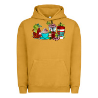 Pigment Peanut Butter wine coffee cups Urban Hoodie - AdoDesignShop