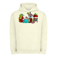 Wine Coffee Cups Urban Hoodie | Teevron