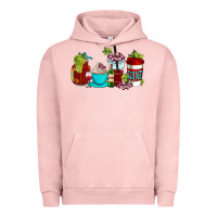 Pigment Salmon wine coffee cups Urban Hoodie - AdoDesignShop
