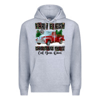 Heather Grey Farm Fresh Christmas Trees Cut Your Own Premium Hoodie - FaDigitalArtStudio