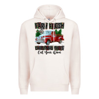 Pale Pink Farm Fresh Christmas Trees Cut Your Own Premium Hoodie - FaDigitalArtStudio