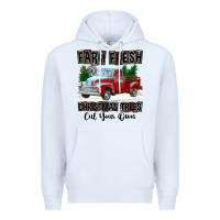 White Farm Fresh Christmas Trees Cut Your Own Premium Hoodie - FaDigitalArtStudio