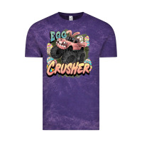 Cloud Purple Egg crusher Easter truck Easter Day Vintage Tee - HowdyJamesFarm