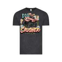 Vintage Black Egg crusher Easter truck Easter Day Vintage Tee - HowdyJamesFarm