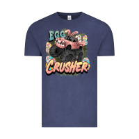 Vintage Denim Egg crusher Easter truck Easter Day Vintage Tee - HowdyJamesFarm