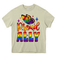 Mossy proud ally Heavy Core Tee - JahusDesignShop