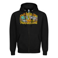 Black just small town paraprofessional Zipper Hoodie - CowhideDigitalArt