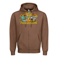 Chestnut just small town paraprofessional Zipper Hoodie - CowhideDigitalArt