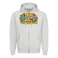 Dove Grey just small town paraprofessional Zipper Hoodie - CowhideDigitalArt