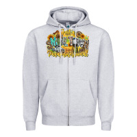 Heather Grey just small town paraprofessional Zipper Hoodie - CowhideDigitalArt